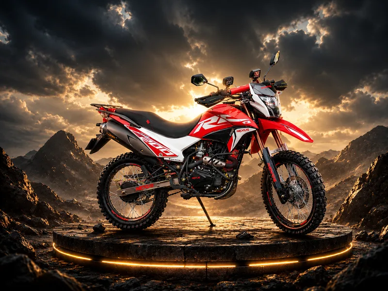 Motocicleta Nexus 200XH1 roja